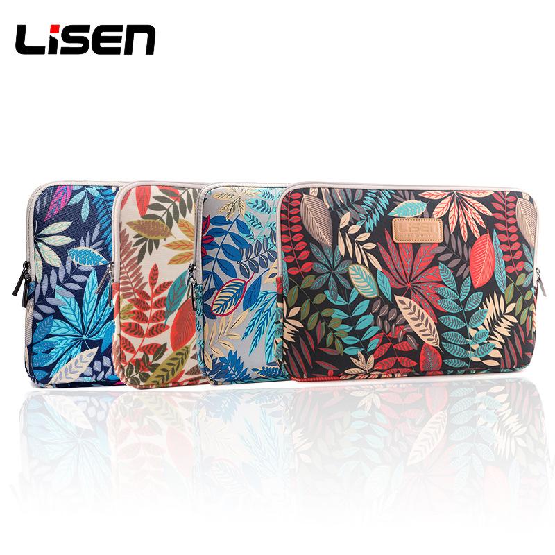 lisen colored leaves colorful laptop sleeve 10/11/12/13/14 15.6-inch computer bag apple