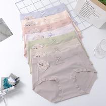 seamless modal girly style underwear lady sexy summer thin sheath breathable purified cotton briefs wholesale