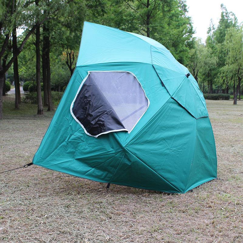 Outdoor Vinyl Beach Umbrella Sun Umbrella Beach Sunscreen and Rain-Proof Tent Big Umbrella Advertising Printing Logo Foreign Trade Umbrella