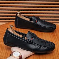 men's shoes summer new men's gommino versatile casual business men's shoes one pedal loafer leather shoes men