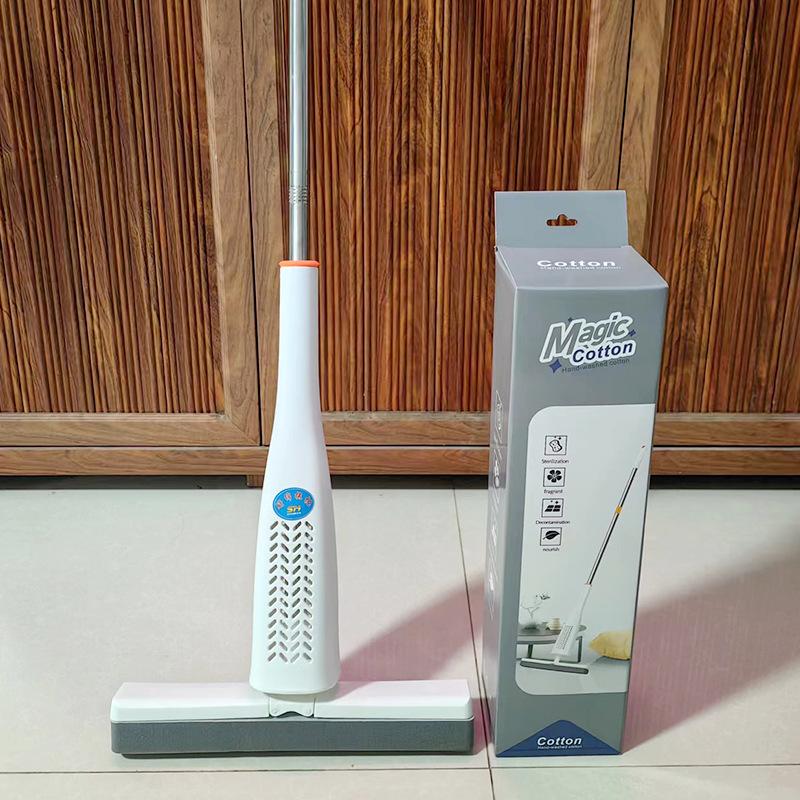 Sponge Mop Breathable Honeycomb Comfortable Cotton Mop Lazy Hand-Free Washing Mop Folding Squeeze Glue Cotton Mop