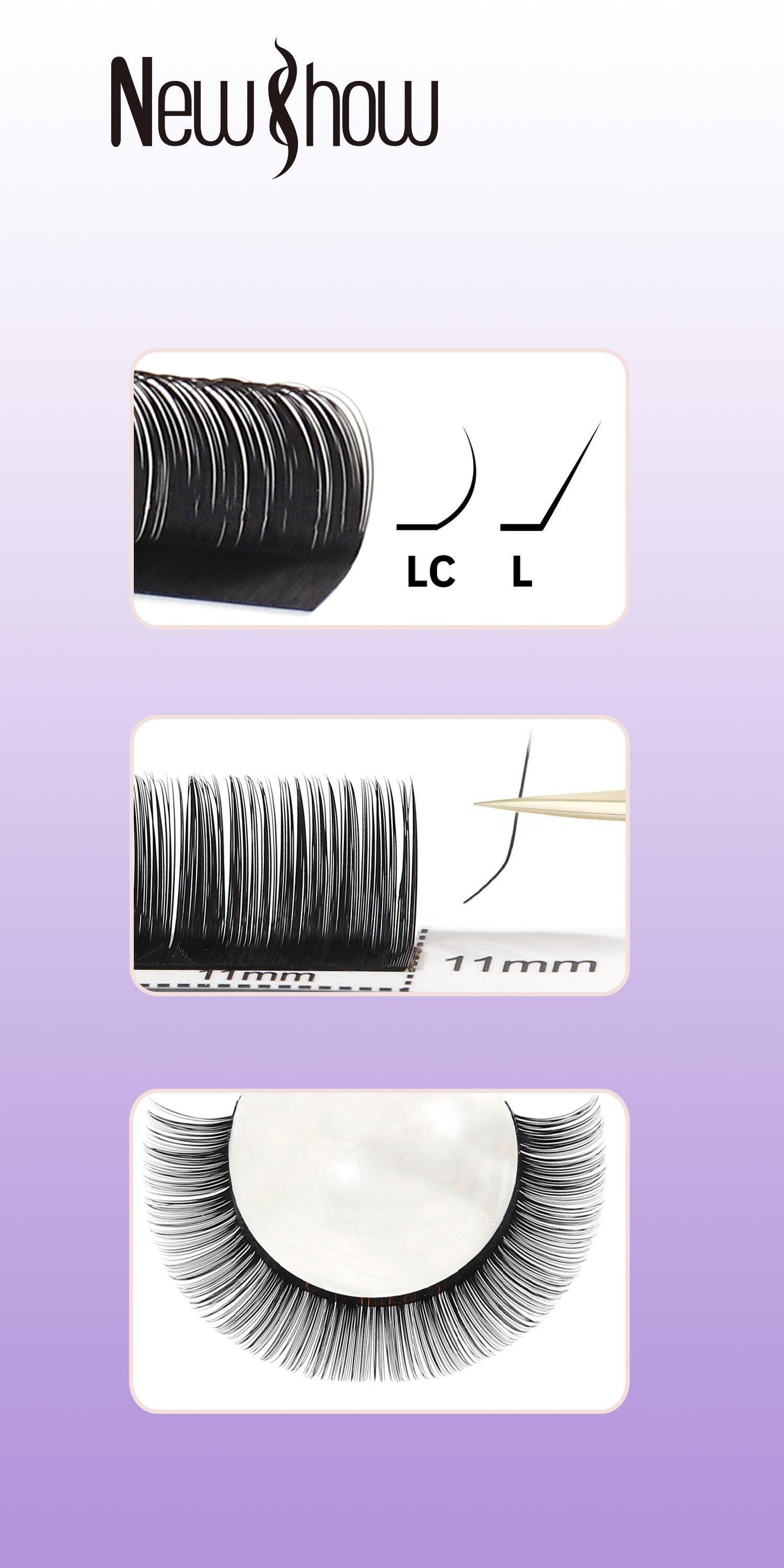 NEWSHOW Eyelash extensions NEWHOW False eyelashes LC+L Fox eyes details Picture