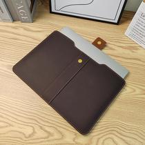 bag laptop sleeve mac13-inch computer leather storage bag retro simple tablet protective case