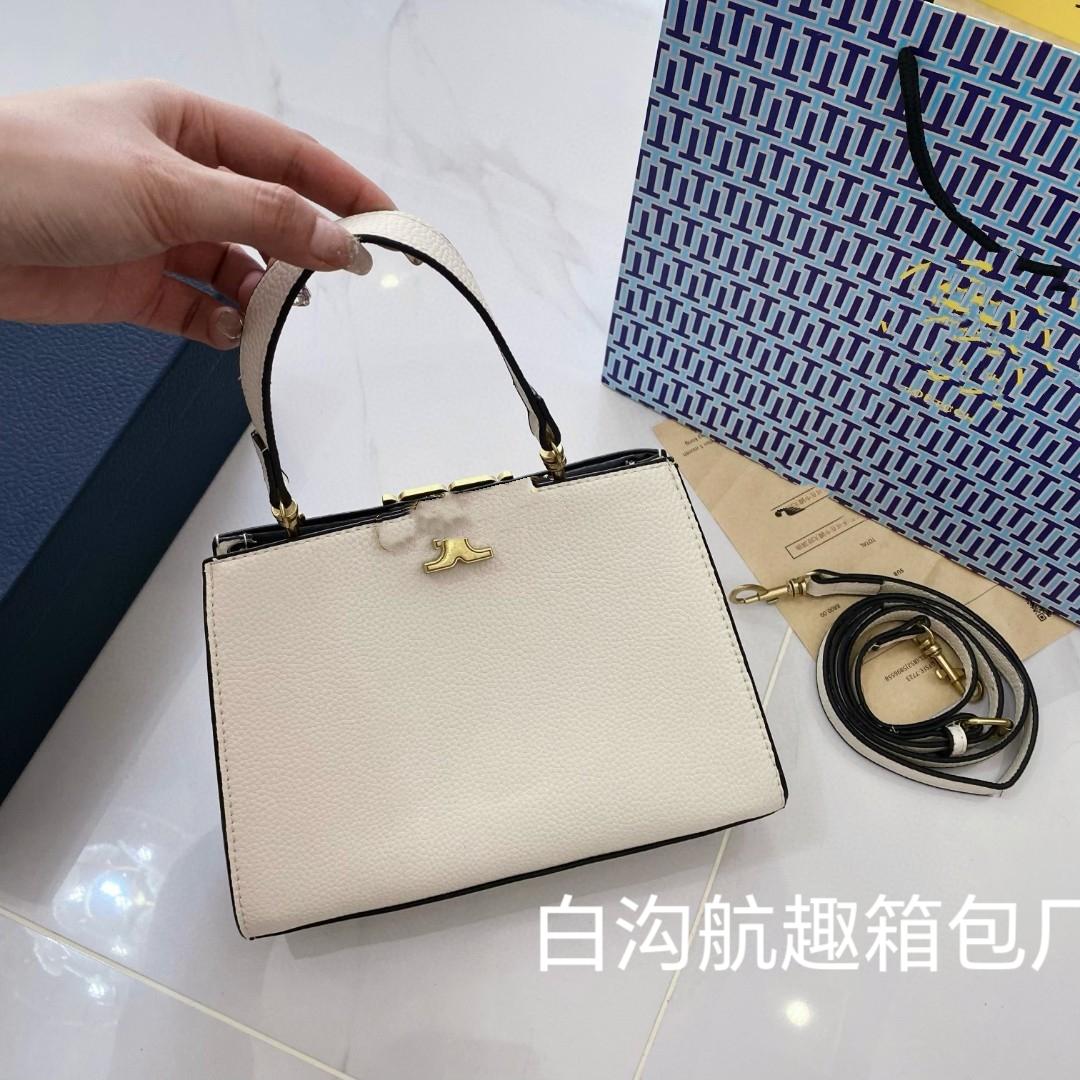 2024 spring new handbag elegant lady bag napa leather shoulder messenger bag full set plastic seal