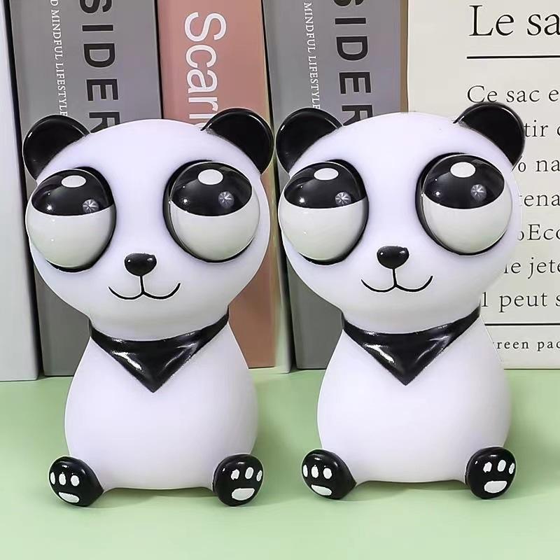 decompression eye-popping panda pinching fun cute novelty toys adults and children unlimited age play vent