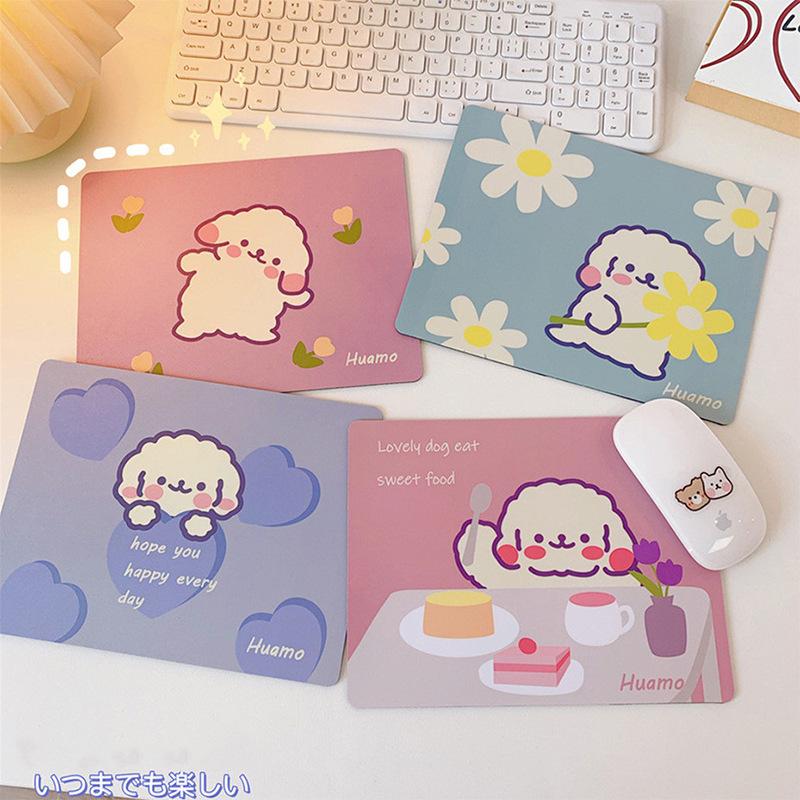 Kawaii Bear Desktop Desk Mat Mouse Pad Computer Laptop Desktop Home School Office Stationery Accessories