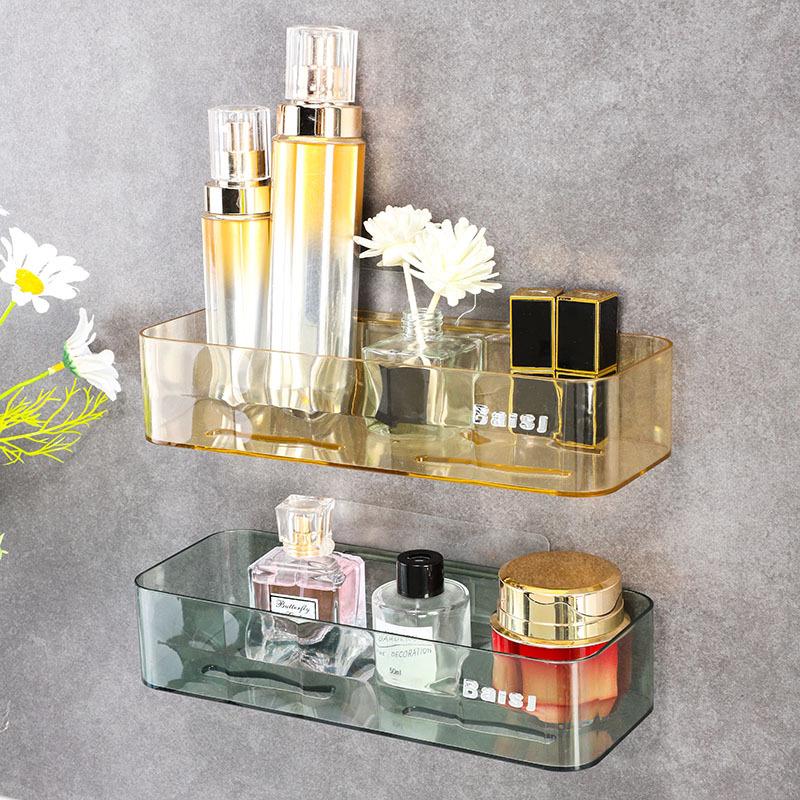 new acrylic bathroom storage rack bathroom toilet punch-free wall hanging washstand wall perfume storage rack