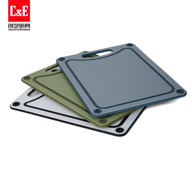 C&E Creative Cutting Board Silicone kitchen household double-sided usable cutting board pic 3