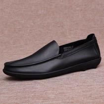 first layer cowhide shoes men's casual leather shoes driving leather shoes soft leather slip-on men's shoes gommino lazy