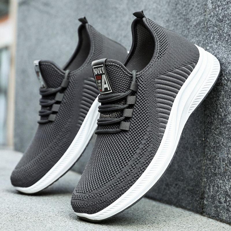 shoes men's 2024 new foreign trade men's sneakers cross-border fashion soft bottom running shoes breathable sneakers men