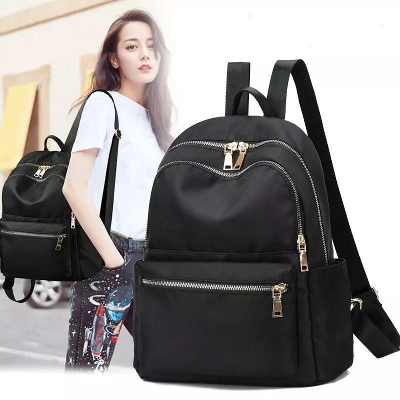 all-match oxford cloth backpack women's 2024 new casual travel ladies backpack large capacity travel bag