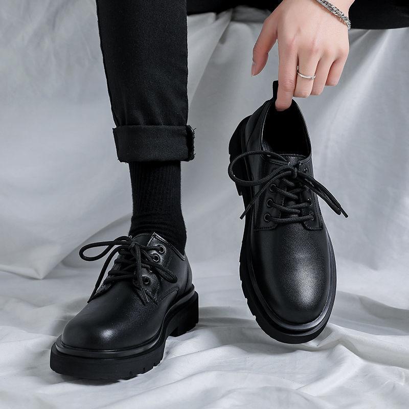 Shoes Wholesale Summer Leather Shoes Men's Shoes Non-Slip Breathable Black Leather Shoes New Men's Business Formal Casual Men's Shoes