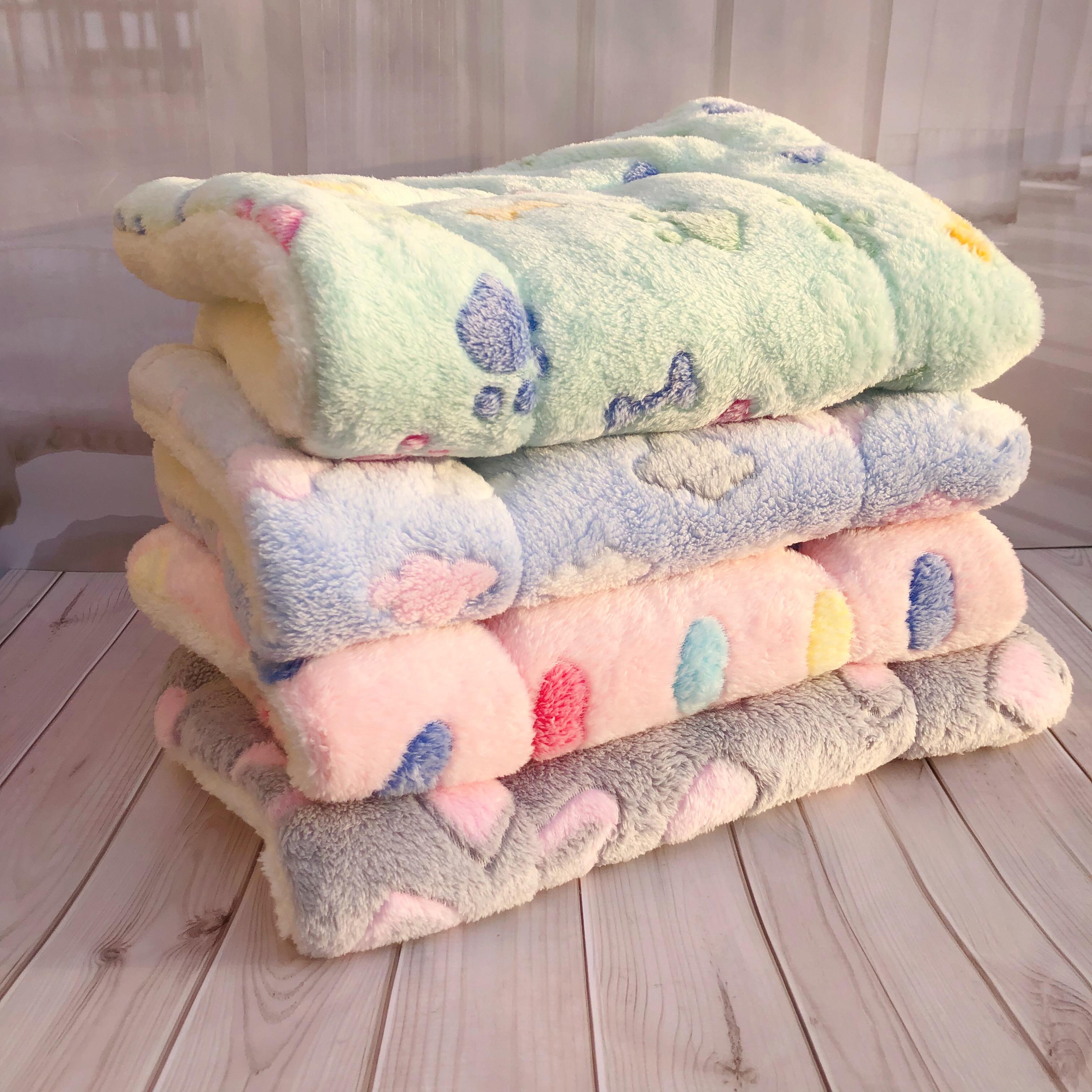 dog mat winter blanket autumn and winter teddy pet mattress winter warm thickened small quilt