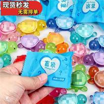 mini luminous little turtle novelty toy blind bag light-emitting small animal decoration model doll accessories light-emitting toy