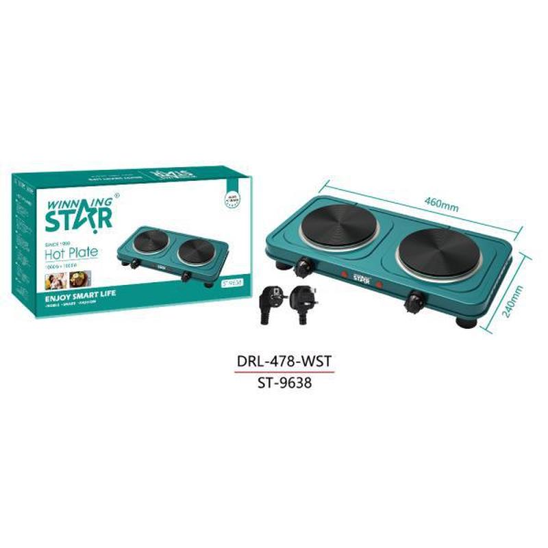 Winningstar Foreign Trade in Stock Die Casting Plate Electric Kettle Burning Tea Ware Household Electromagnetic Tea Stoves Electrothermal Furnace