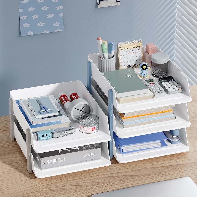 desktop file storage rack storage rack office tables book a4 paper drawer stackable material organizing box