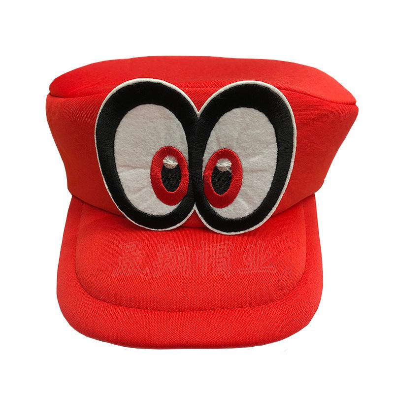 Factory Wholesale New Super Mario Hat Odyssey Same Hat Cospy Performance Mario Hat