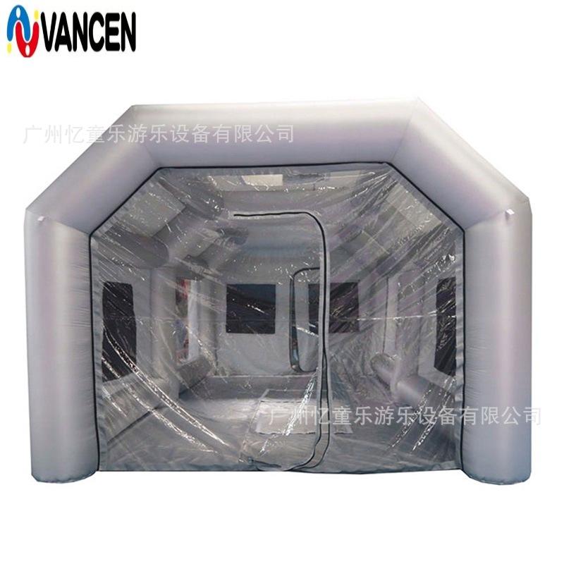 outdoor tent building-free inflatable tent transparent dust-free equipment of spray paint car cover with air purification filter cotton