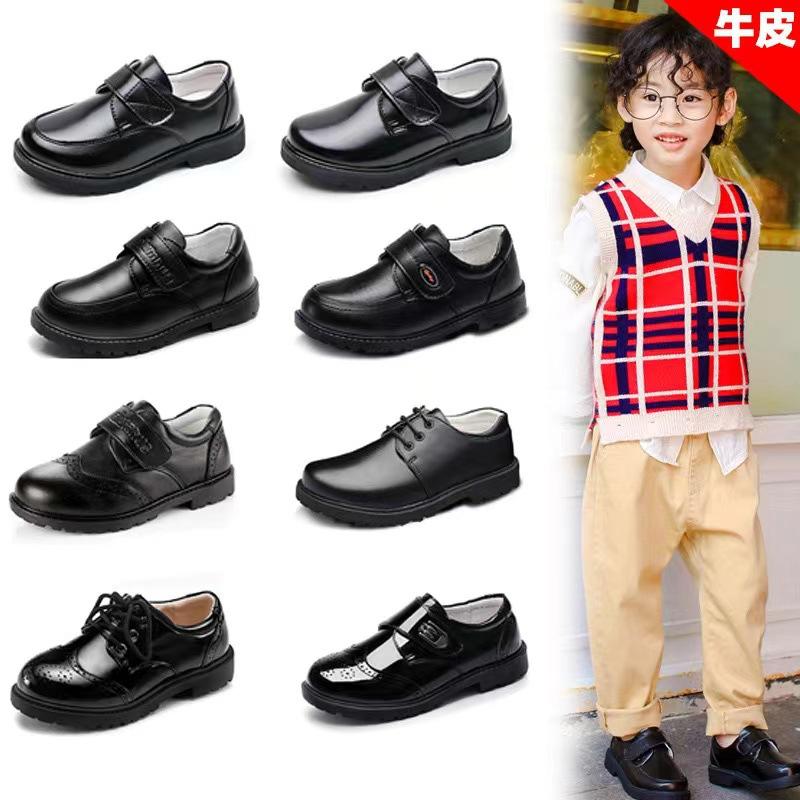 genuine leather student leather shoes casual etiquette performance shoes activity performance shoes campus british style black leather shoes