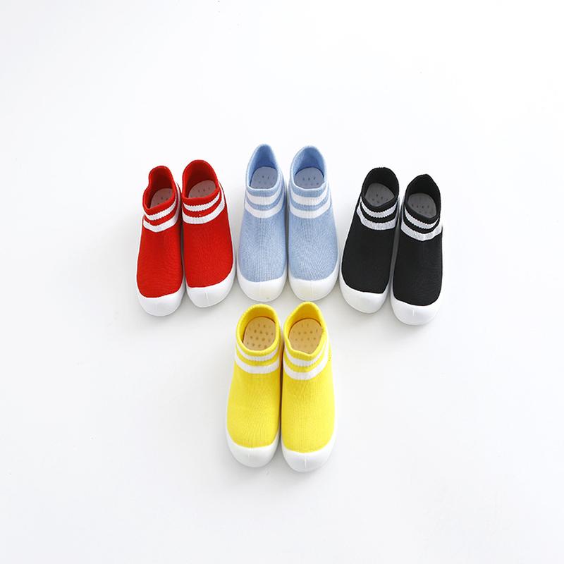 autumn boys and girls breathable flying woven mesh sneakers baby boys and girls sports shoes breathable children's single mesh shoes