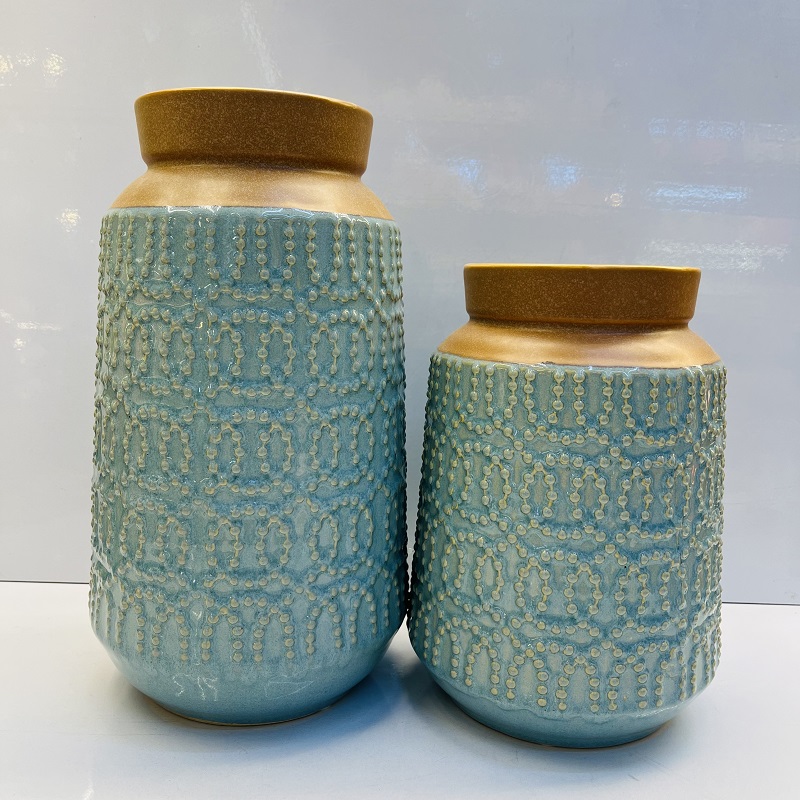 New Chinese-style flower arrangement ceramic vases, Nordic modern American style living room decoration ornaments, flower vases, home ornaments, vase ornaments, ceramic vases, soft decorative items, vase wholesale, vase ornaments, table vases, handicraft ornaments