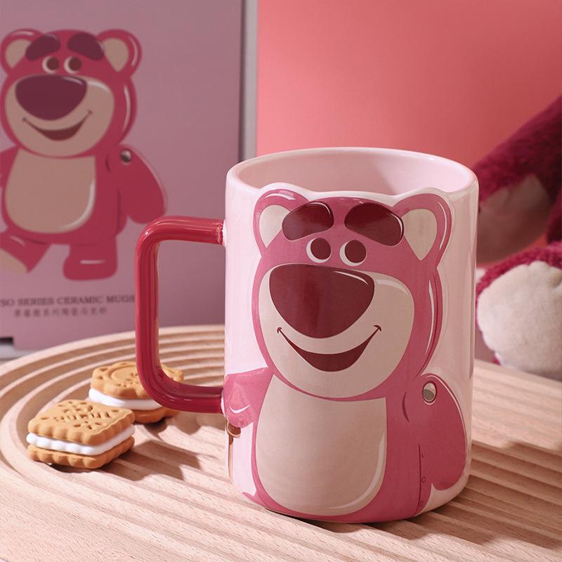 cartoon porcelain shape mug gift box gift coffee cup hand gift gift