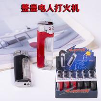 april fool's day toy electric shock lighter prank electric man small toy lighter electric man gift wholesale