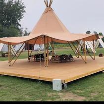 Internet Celebrity Tent Indian Large Straw Hat Outdoor Camping Tent Large Tent Hotel Tent