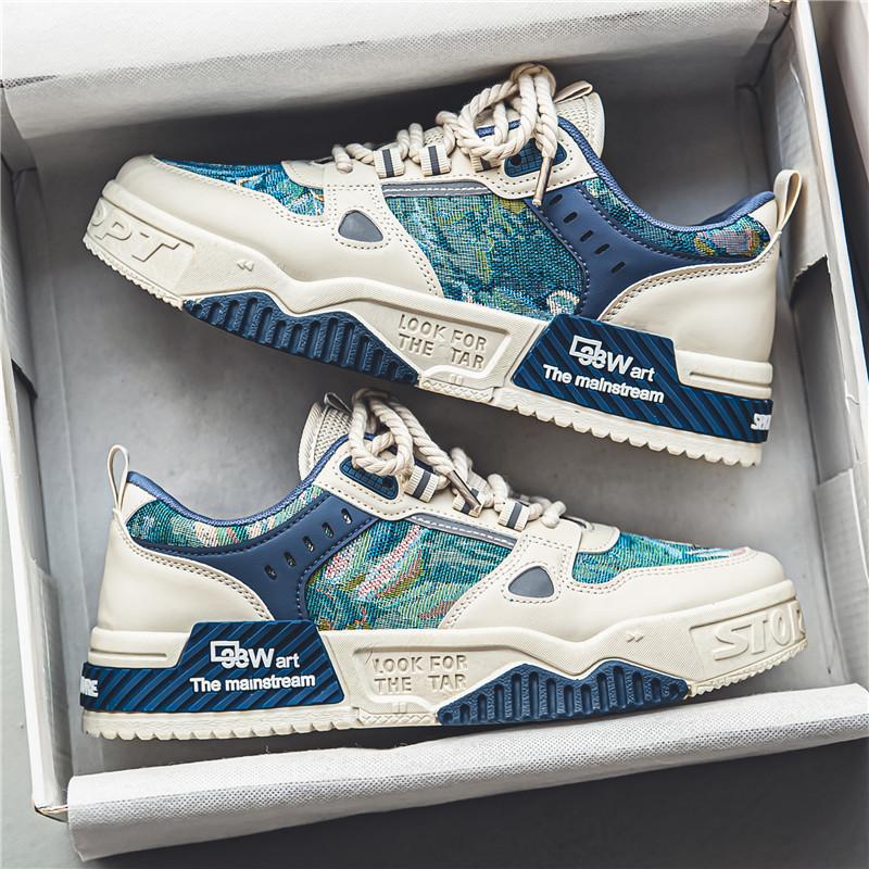 Men's Sneakers 2023 Summer New Sports Shoes Men's Trendy Versatile Casual Sneakers Handsome Man Canvas Shoes