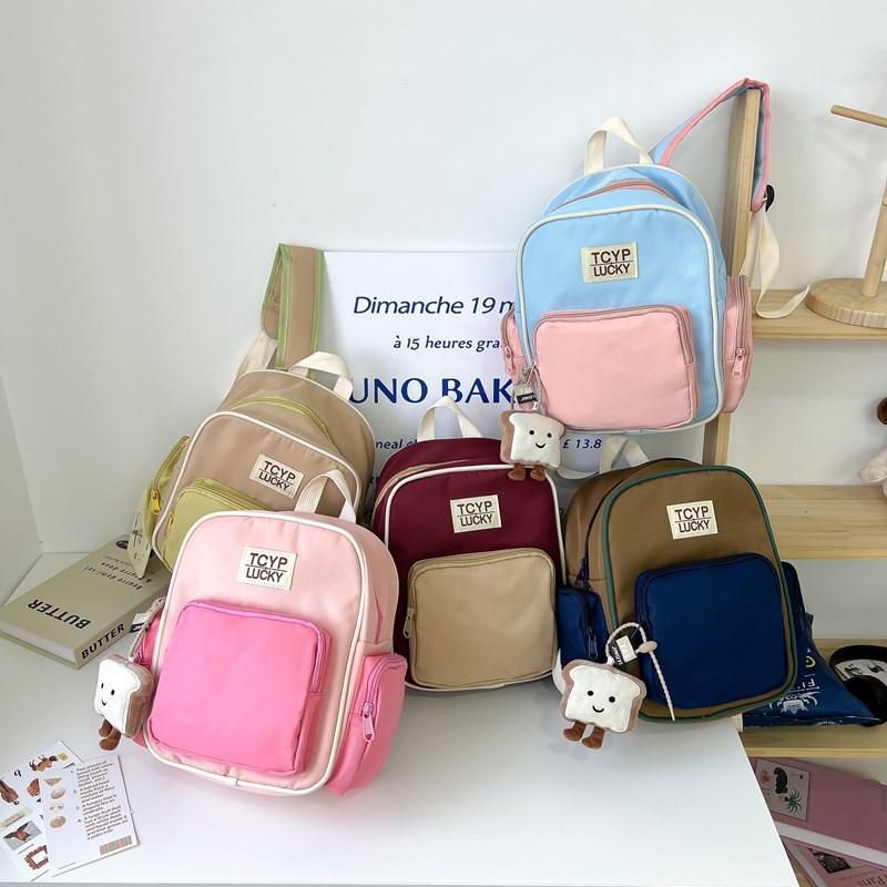 kindergarten backpack 2024 new children's bags korean style cute baby cute little backpack boys and girls backpack