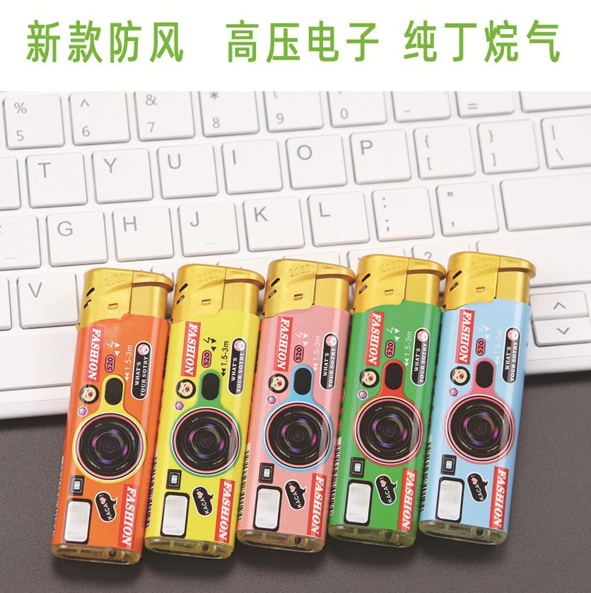 factory wholesale hengtu 2020 paper pack windproof lighter aerated plastics windproof lighter quantity discount