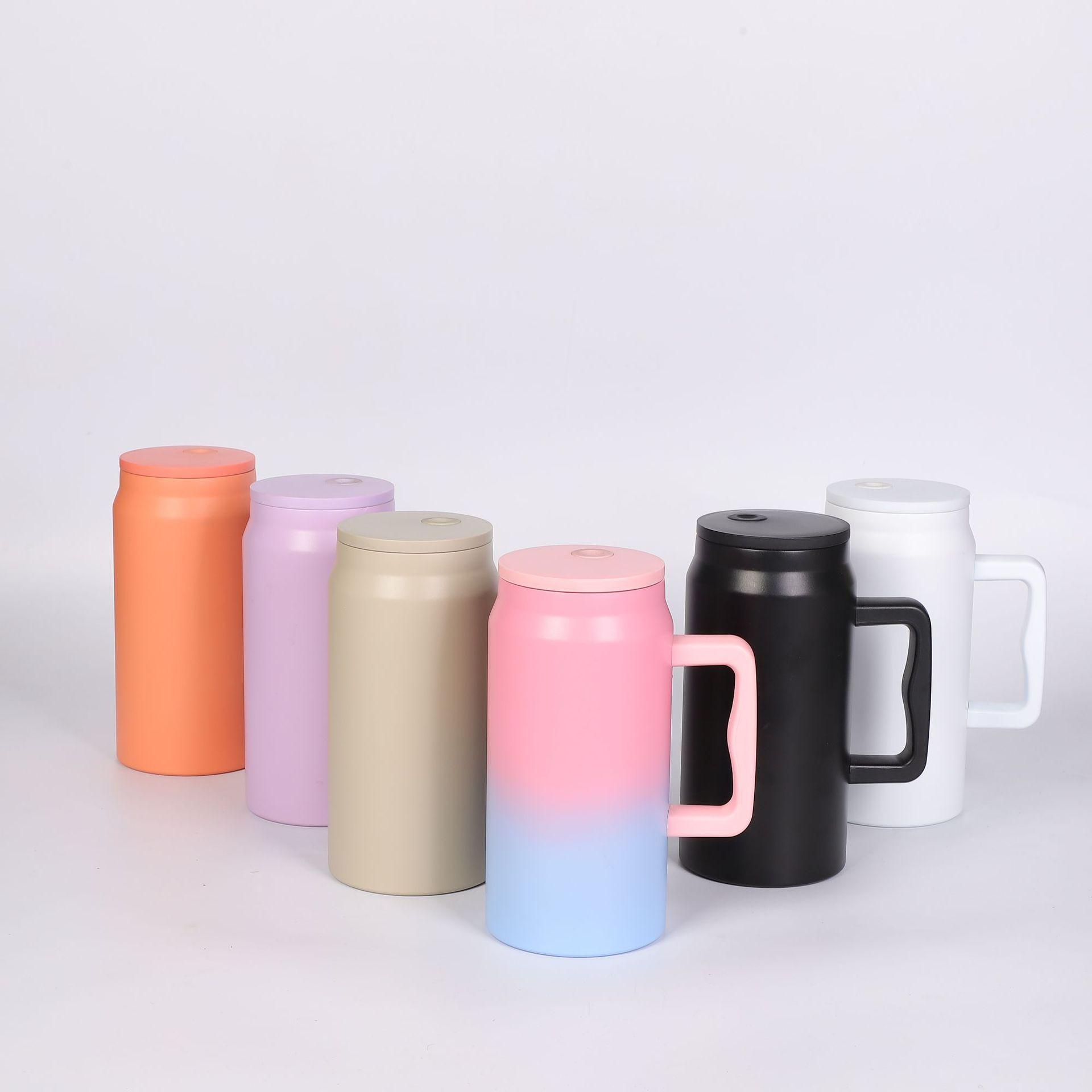 customized 304 stainless steel 50oz cup large capacity good-looking handle large ice cup simple home thermos cup