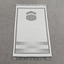 chenille yarn prayer mat woven worship blanket thin white prayer mat simple and easy to carry middle east travel blanket