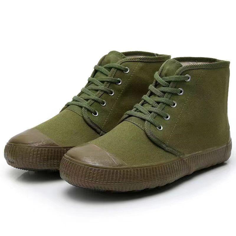 One Piece Dropshipping Liberation Shoes Men's Farm Shoes Yellow Rubber Shoes Construction Site Labor Work Safety Shoes Canvas Durable Yellow Sneaker