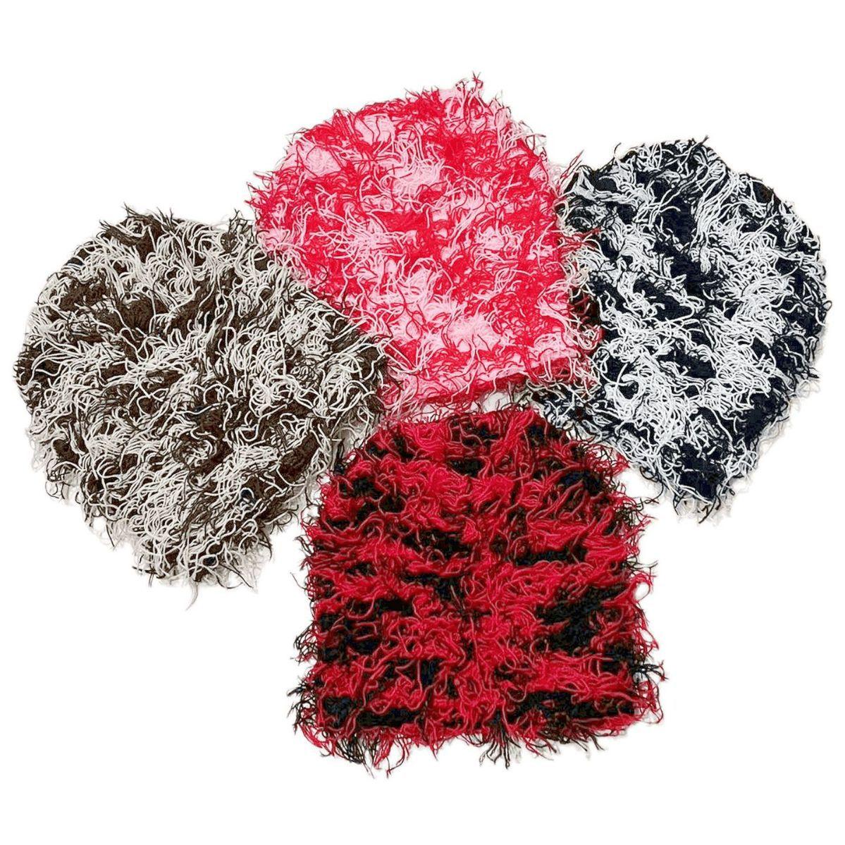 amazon cross-border hot monkey fur hat balaclava autumn and winter outdoor keep warm knitted woolen cap
