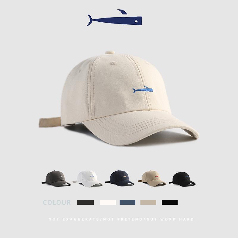 Hat Female Summer Solid Color Peaked Cap Men's Simplicity Embroidered Sports Sun Hat Tide Sun Protection Sun Protection Baseball Cap Female