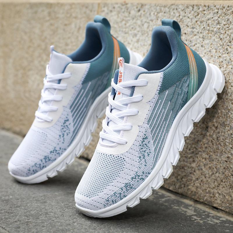 shoes men's autumn new foreign trade men's shoes manufacturers sneakers lace up running shoes fashion trendy sneakers men