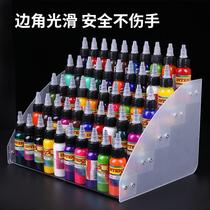 Acrylic Tattoo Pigment Display Rack Tattoo Pigment Rack Cosmetic Storage Tattoo Tattoo Pigment Finishing Rack