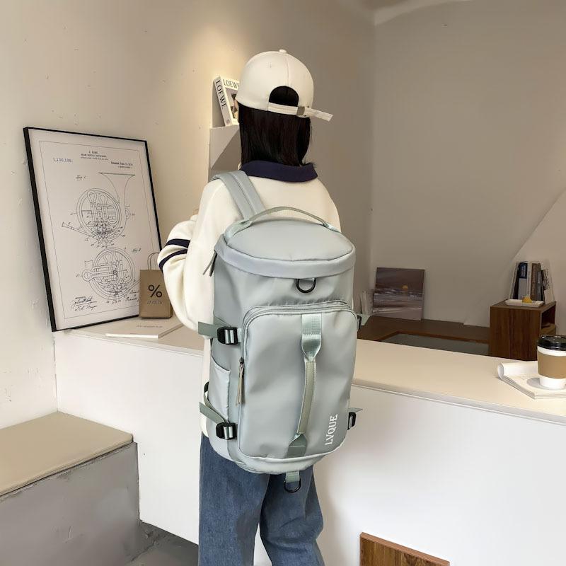 new style backpack portable travel bag backpack gym bag shoulder bag women's bag source factory cross-border preferred
