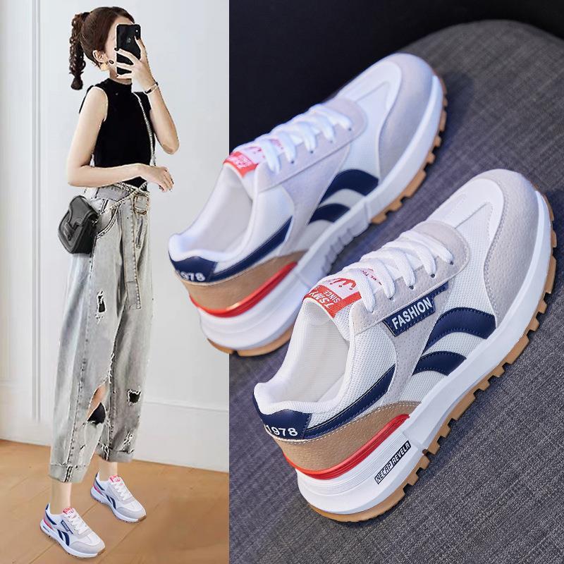 2023 Spring New Women's Cortez Korean Fashion Casual Shoes Simple Retro Women's Sneakers Wholesale