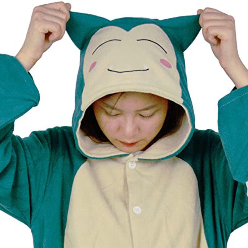 cross-border flannel hoodie lazy blanket pajamas thickened one-piece thermal head cover pajama lazy clothes cartoon