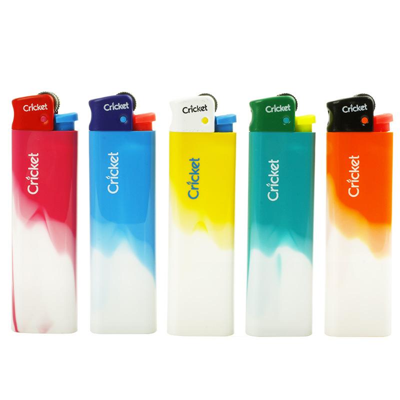 Authentic Swedish Cricket Grasshopper Lighter Disposable Pulley Flint Grinding Wheel Lighter Explosion-Proof White Two-Color