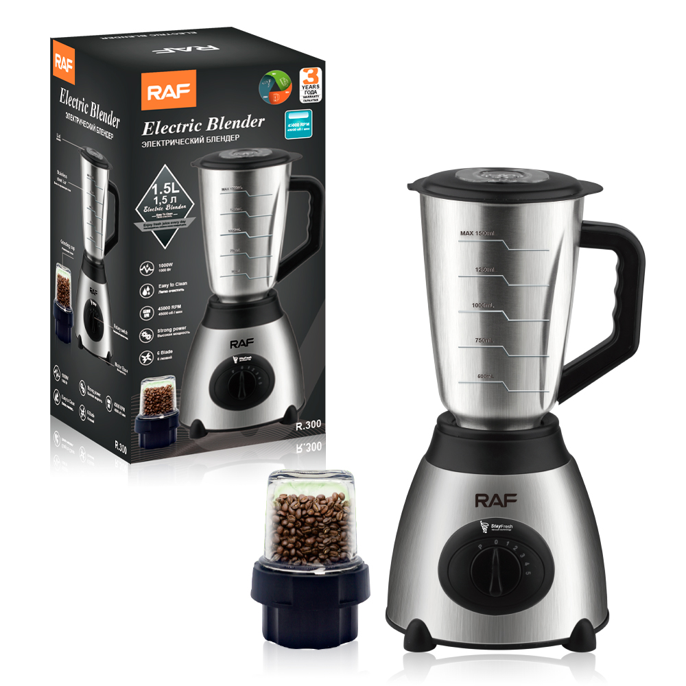 RAF European-style cross-border multi-functional food processor, household stainless steel pot body mixer, small grinding mill details Picture