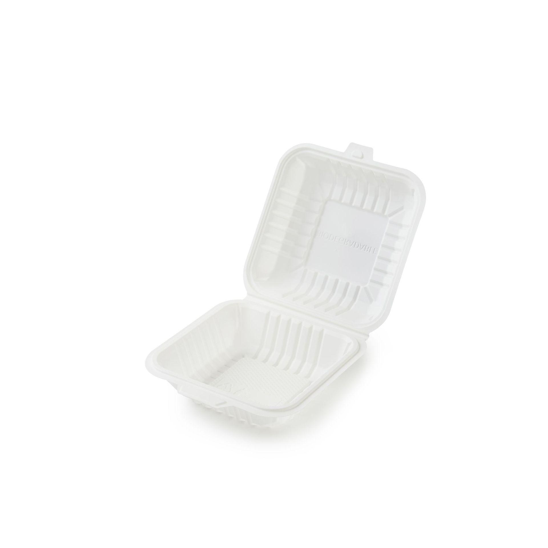 disposable environmental protection corn starch flip lunch box 600ml 800ml 1000ml multi-grid lunch box takeaway meal
