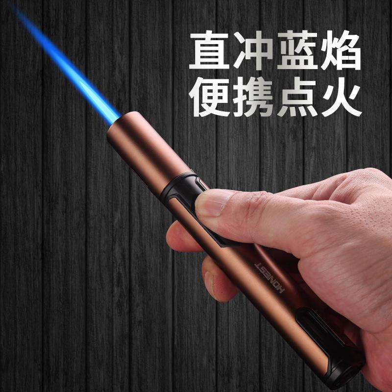 honest windproof torch lighter moxibustion cigar special spray gun portable outdoor large capacity lighter wholesale