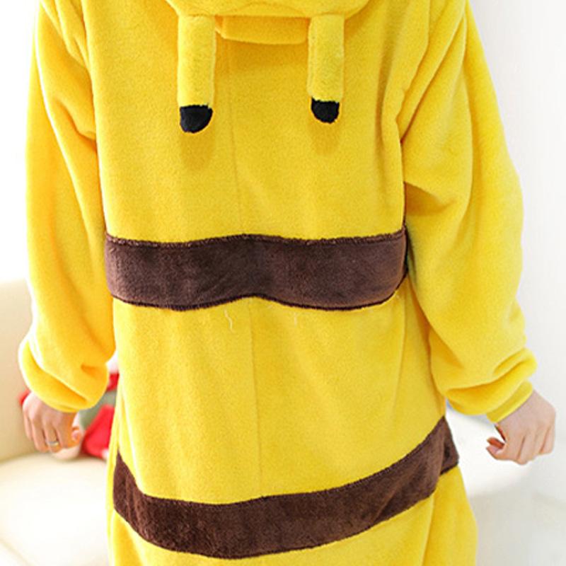 cross-border autumn and winter flannel cute cartoon one-piece pajama couple thickened loungewear wonder baby women can wear outside