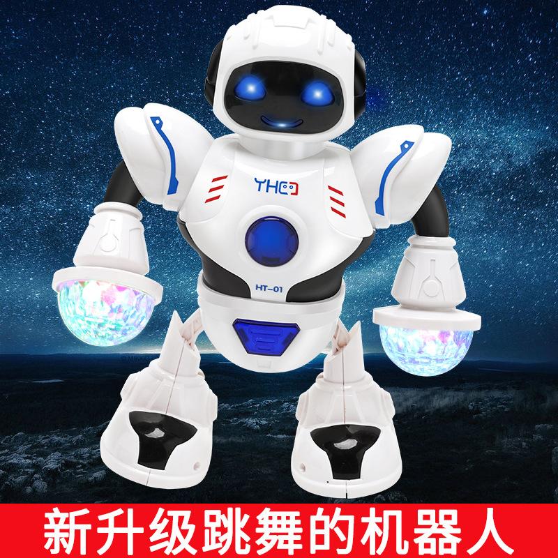 intelligent dancing robot early childhood education battle robot dancing light singing electric toy wholesale