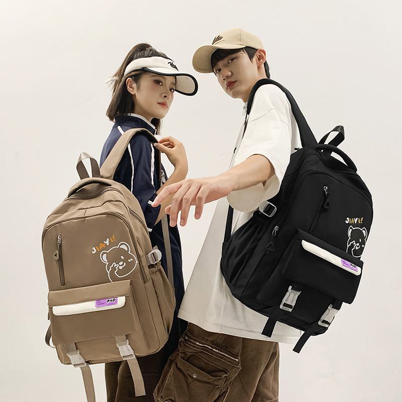 new naughty bear schoolbag casual versatile summer youth cute girls' college style backpack