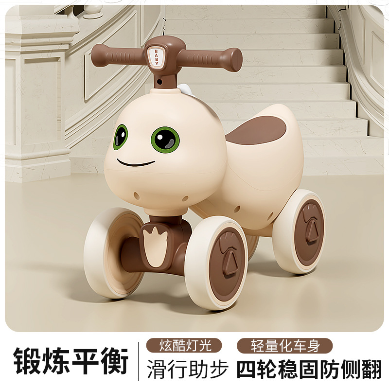 儿童平衡车1-3岁宝宝周岁礼物滑行车四轮婴幼溜溜车男女孩助步车详情4