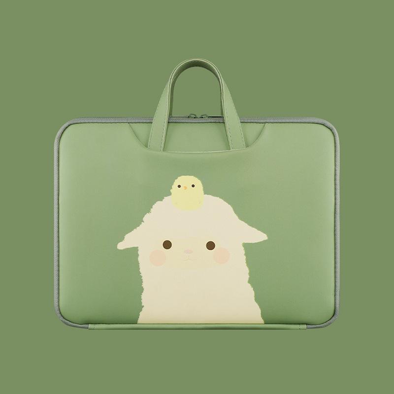 women's fashion small fresh tablet laptop laptop bag new cute cartoon for apple handbag